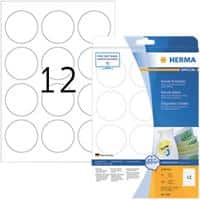 Étiquettes repositionnables HERMA 5067 Blanc Rondes 300 Étiquettes par paquet 5067