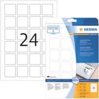 Étiquettes repositionnables HERMA 10108 Blanc, Carrées 600 Étiquettes par paquet 10108