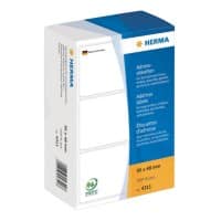 Étiquette d'adresse HERMA 4311 Blanc 95 x 48 mm 1000 Feuilles de  Étiquettes