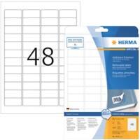 HERMA Etiketten 4346 Klevend A4 Wit 45,7 x 21,2 mm  25 Vellen à 48 Etiketten