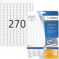 Étiquettes repositionnables HERMA 10000 Blanc Rectangulaires 6750 Étiquettes par paquet 10000