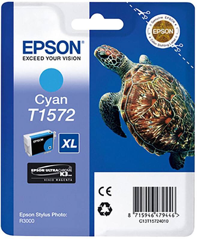 Epson T1572 Origineel Inktcartridge C13T15724010 Cyaan