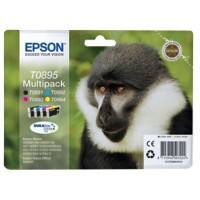 Epson T0895 Origineel Inktcartridge C13T08954010 Zwart, cyaan, magenta, geel Multipack 4 Stuks