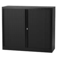 Armoire à portes coulissantes Bisley Noir 1 000 x 430 x 1 030 mm