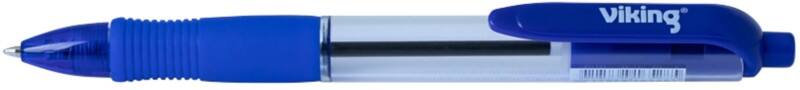 Viking Comfort RT-M Intrekbaar Balpen Blauw 0,3 mm Medium Ronde punt