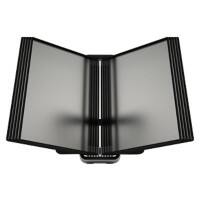 Système de présentation Djois Tarifold 10 Panneaux A4 Acier, Alliage d'aluminium, PP (Polypropylène) Argenté, noir