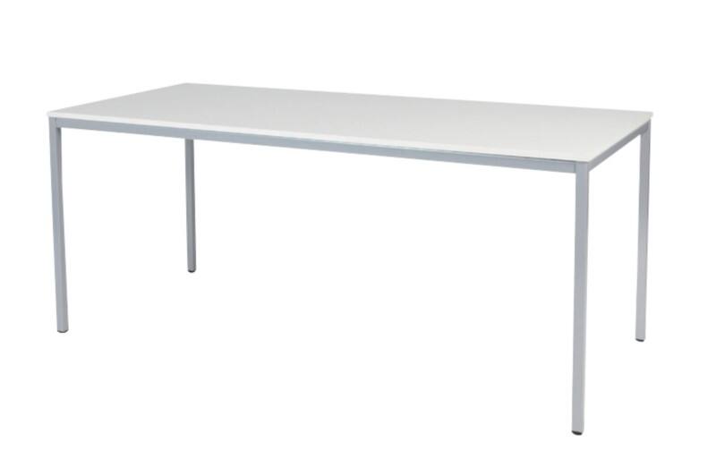 Table de cantine Schaffenburg Domino Basic Domino Basic Aluminium Aluminium 1800 x 800 x 740 mm