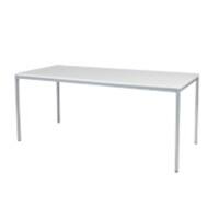 Schaffenburg Kantinetafel Domino Basic Wit, aluminium 1.800 x 800 x 740 mm