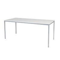 Table de cantine Schaffenburg Domino Basic Blanc/aluminium 180 x 80 x 74 cm