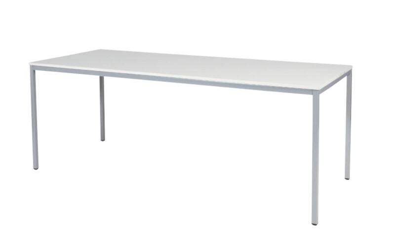 Table de cantine Schaffenburg Domino Basic Domino Basic Aluminium Aluminium 2000 x 800 x 740 mm