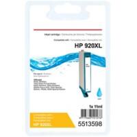 Cartouche jet d'encre Office Depot Compatible HP 920XL Cyan CD972A
