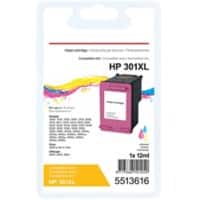 Office Depot 301XL compatibele HP inktcartridge CH564EE cyaan, geel, magenta