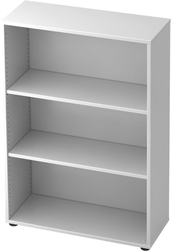 Bibliothèque Hammerbacher Bois 2 Étagères 800 x 330 x 1144 mm Blanc