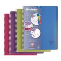Cahier à spirales Clairefontaine Linicolor A4+ Assortiment Couverture poly Ligné 120 feuilles