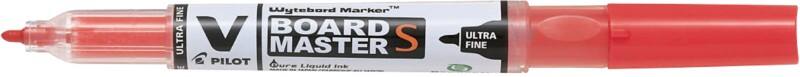 Pilot V-Board Master S Niet-permanent Whiteboard-marker Rood Extra Fijn Ronde punt - 0,8 mm 80% Gerecycled