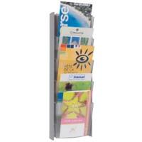 Porte-brochures A5 Alba Montage mural Gris DDPROMM M 22,3 x 8,6 x 56,5 cm