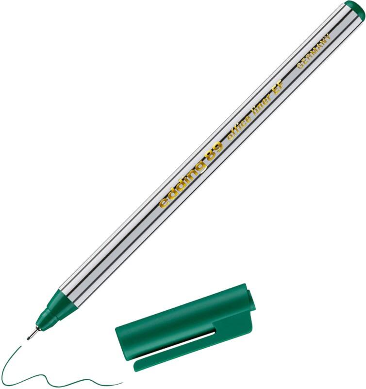 edding office liner 89 Fineliner 0,3 mm Naaldpunt Groen
