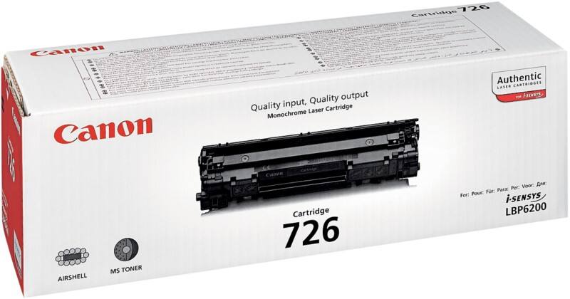 Canon 726 Origineel Tonercartridge Zwart
