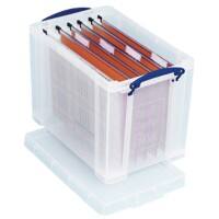 Really Useful Box opbergbox 24 L transparant plastic 27 x 46,5 x 29 cm