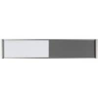 Plaque de porte Ultradex 314577 Libre/Occupé Aluminium Argenté 180 x 36 mm