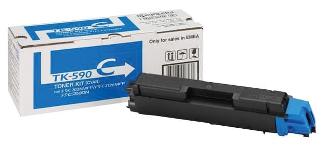 Toner TK-590C D'origine Kyocera Cyan