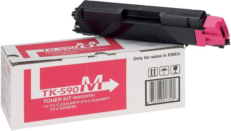 Toner TK-590M D'origine Kyocera Magenta