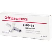 Agrafes Office Depot 21/4 5619357 Fil Argenté 1 500 Agrafes
