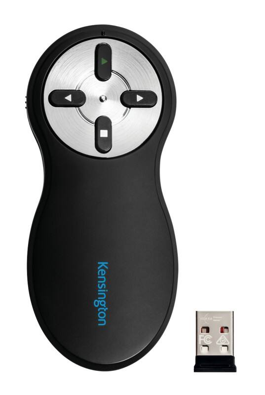 Kensington Draadloze Presenter K33373EU Zonder Laser Tot 20 m USB-A Ontvanger Zwart