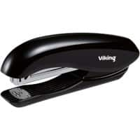 Agrafeuse Viking Pleine bande 20 Feuilles Noir 26/6, 24/6 Plastique