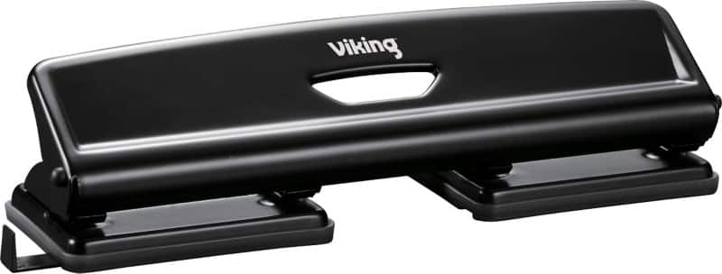 Perforateur Viking 4 Perforations Métal 20 Feuilles Noir