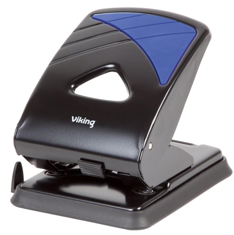 Perforatrice Viking 2 Perforations Métal 40 Feuilles 98W0 Bleu, noir
