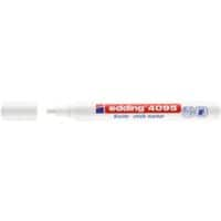 edding e-4095 Krijtmarker Wit Medium Ronde punt 2 - 3 mm