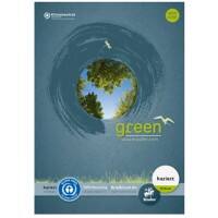 Ursus Green A4 Schrijfblok Blauw Papieren kaft Geruit 50 Vel