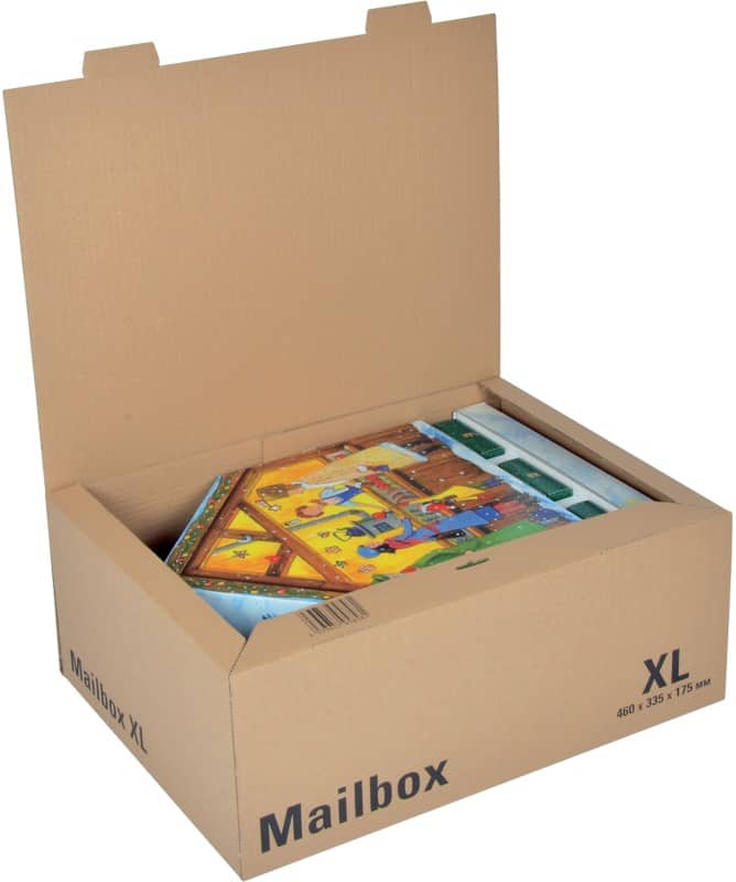 Boîte d'expédition pré-pliée ColomPac XL Marron 465 (l) x 349 (P) x 184 (H) mm 10 Unités
