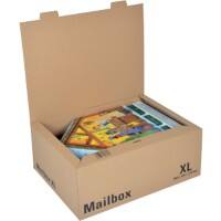 ColomPac Verzenddozen Mail-Box XL Bruin 465 (B) x 349 (D) x 184 (H) mm 5 Stuks