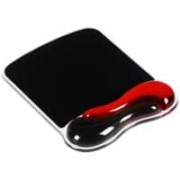 Kensington Duo Gel Muismat met Polssteun 62402 Rood, Zwart