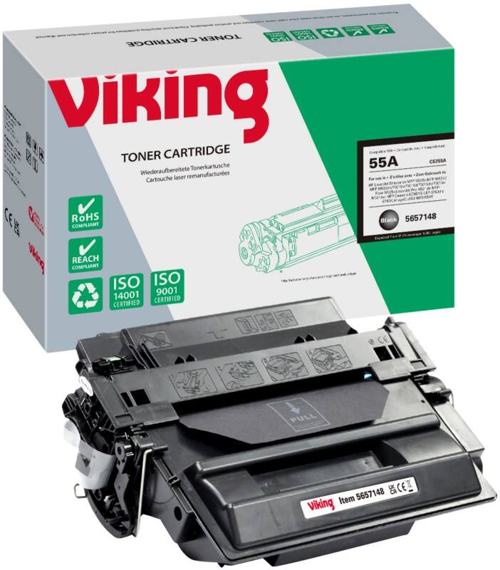 Viking 55A compatibele HP tonercartridge CE255A zwart