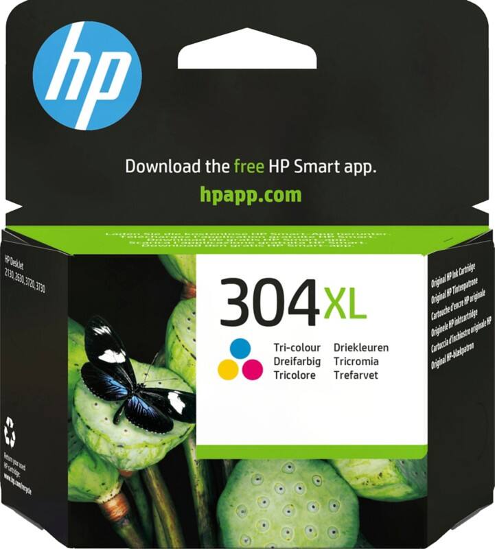 HP 304XL originele inktcartridge N9K07AE cyaan, magenta, geel