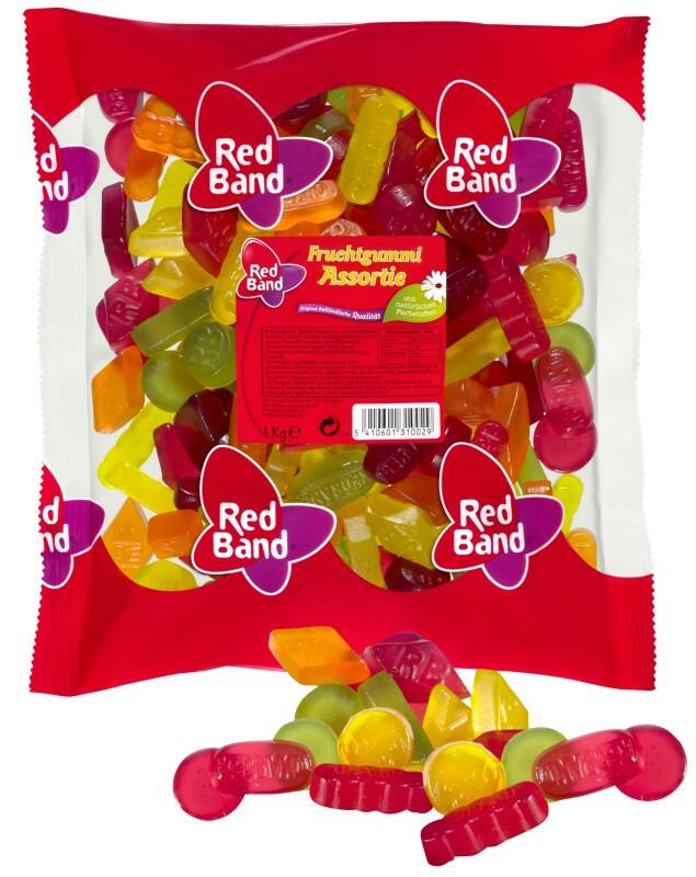 Gommes aux fruits Red Band 1000 g