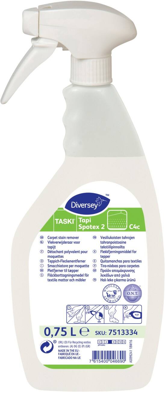 Spray nettoyant moquette TASKI 7513334 0.75 L