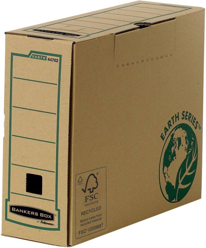 Boîte de classement Bankers Box 4470201 A4 Recyclé Brun Carton 10,3 x 31,9 x 25,4 cm 20 Unités
