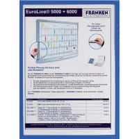 Cadre d’affichage Franken X-tra!Line A4 Magnétique Bleu Plastique ITSA4M/5 03 23 (l) x 31,7 (h) cm 5 unités