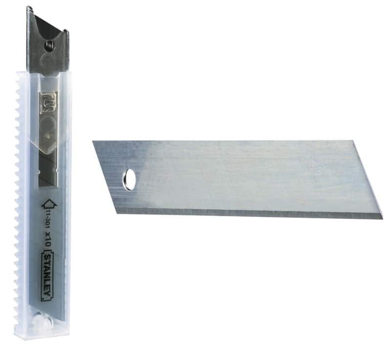 Stanley Reservemesjes 0-11-301 18 mm Zilver Aluminium 10 Stuks