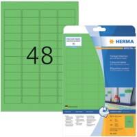 Étiquettes universelles HERMA 4369 Vert Rectangulaires 960 Étiquettes par paquet
