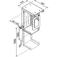 NeoMounts Bureausteun CPU-D075BLACK