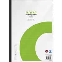 Bloc-notes Office Depot Blanc A4 Ligné Recyclé 80 Feuilles Paquet de 5