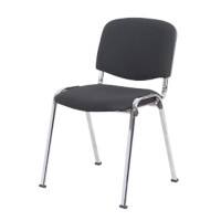 Niceday Stapelbare stoel 5815566 Zwart 4 stuks