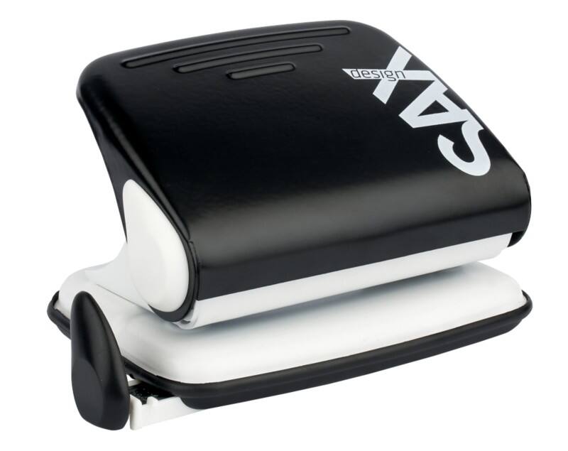 SAX Century 2 Gaten Perforator Metaal 15 Vellen 318 Zwart