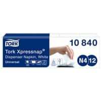 Serviettes Tork Xpressnap Jetables Papier Blanc 5 unités de 225 Feuilles