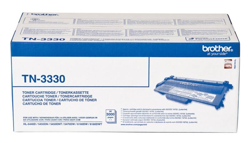 Toner Brother TN-3330 D'origine Noir